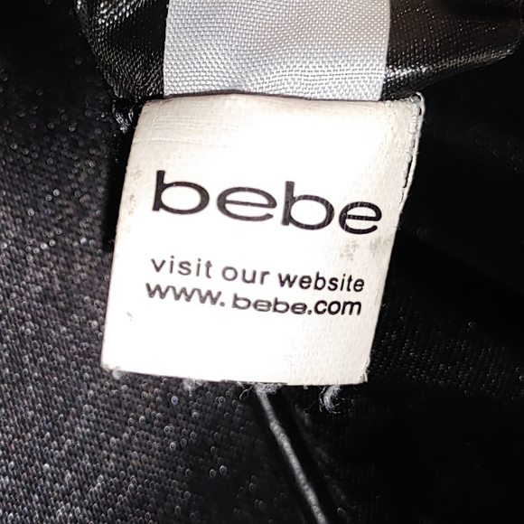 bebe black shoulder bag - Picture 9 of 11